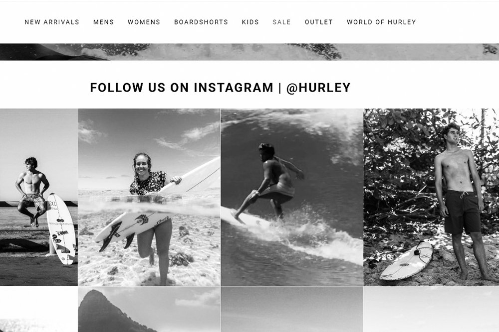 IG Feed on Homepage